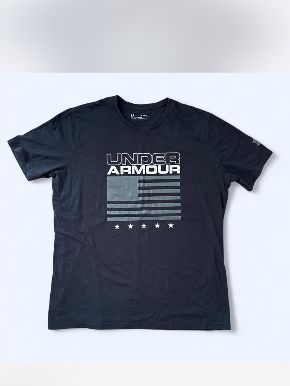 Under Armour Black Short-Sleeve Graphic Logo Tee